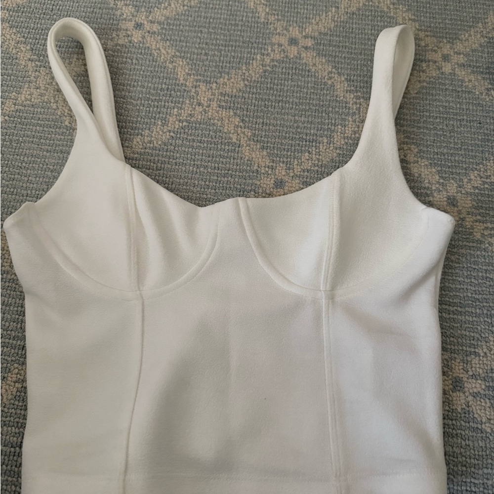 Zara White Tank Top